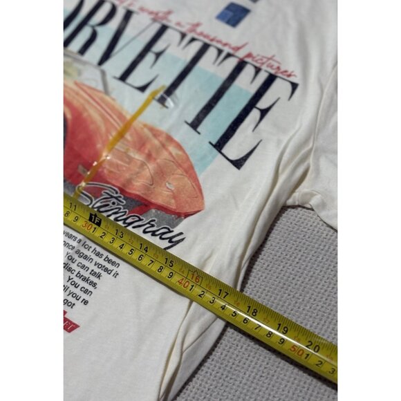 Unisex Chevy Corvette Stingray 1976 Graphic Tee Shirt Small Officially Licensed - Picture 9 of 10